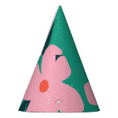 フローラシンプル:抽象芸術美しい パーティーハット (左)