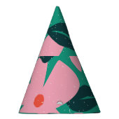 フローラシンプル:抽象芸術美しい パーティーハット (右)