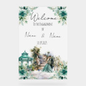 フローラシーグリーン婚約標識 アクリルサイン (正面)