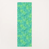 フローラシームレスなテクスチャ、ファッション供給 ヨガマット (正面)