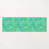 フローラシームレスなテクスチャ、ファッション供給 ヨガマット (正面(横))
