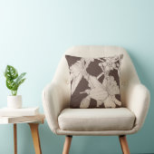 フローラシームレスなパターン、水仙の花。 クッション (椅子)