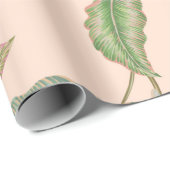 フローラシームレスなヴィンテージの熱帯パターン背景 ラッピングペーパー (ロールコーナー)