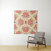 フローラシームレスなヴィンテージパターンデザイン。 タペストリー (インサイチュ(横))
