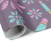 フローラシームレスな学校用ラッピング紙日 ラッピングペーパー (ロールコーナー)
