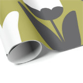 フローラシームレスパターンデザイン。北欧スタイル ラッピングペーパー (ロールコーナー)