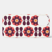 フローラシームレスパターンデザイン。北欧スタイル Case-Mate iPhoneケース (裏面 (横))