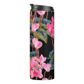 フローラシームレスパターン。～で摘出されたピンクのシクラメン タンブラー (回転右)