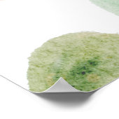 フローラシームレスパターン ポスター (角)