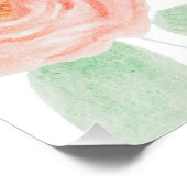 フローラシームレスパターン ポスター (コーナー)