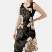 フローラシームレスパターン。庭の花は、 エプロン (インサイチュ)