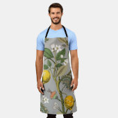 フローラシームレスパターン。植物性の壁紙。計画 エプロン (着用した状態)