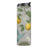 フローラシームレスパターン。植物性の壁紙。計画 タンブラー (回転左)