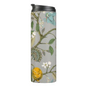 フローラシームレスパターン。植物性の壁紙。計画 タンブラー (回転右)