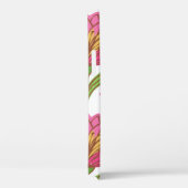 フローラシームレスパターン。白い赤い花 Case-Mate iPhoneケース (裏面 / 右)