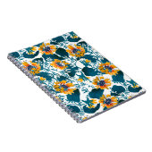 フローラシームレスパターン、背景アールヌーボー ノートブック (右側)