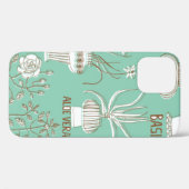 フローラシームレスパターン Case-Mate iPhoneケース (裏面 (横))