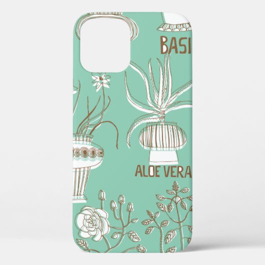 フローラシームレスパターン Case-Mate iPhoneケース (裏面)