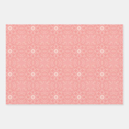 フローラシームレスラッピング紙フラットシートセット3 ラッピングペーパーシート