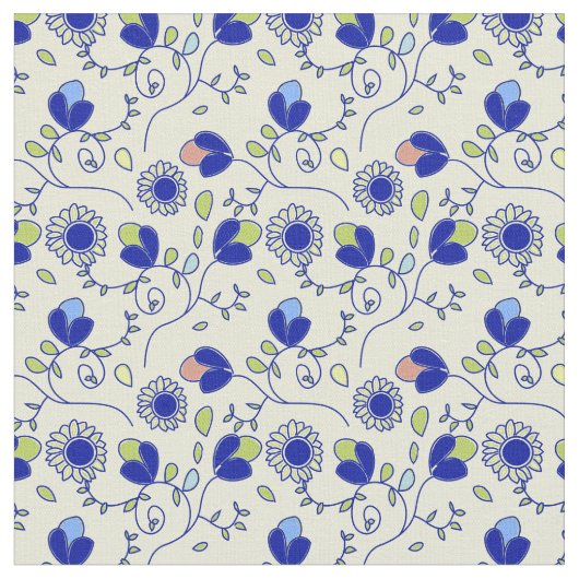 フローラシームレス ファブリック (クローズアップ)