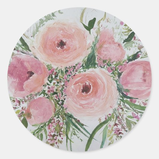 フローラシールとラベル ラウンドシール (正面)