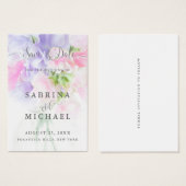 フローラシ結婚ックの甘い豆 (正面&裏面)