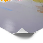 "フローラジオメトリ" – 植物学ポートレート ポスター (コーナー)