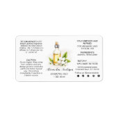 フローラジャスミンエッセンシャル油グリーンリーウォーター色 ラベル (正面)