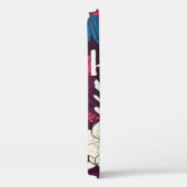 フローラジャングルにヘビのヴィンテージパターン、トロピカ Case-Mate iPhoneケース (裏面 / 右)