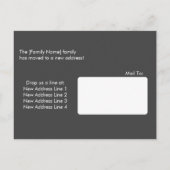 フローラジャングルの住所の変更 案内ポストカード (裏面)