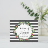 フローラジャングルの住所の変更 案内ポストカード (スタンド正面)