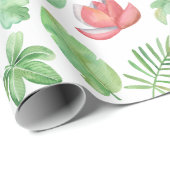 フローラジャングルサファリベイビーシャワートロピカルフローラ ラッピングペーパー (ロールコーナー)