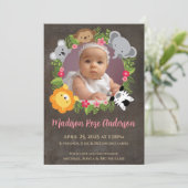 フローラジャングルサファリリースベビーガール発表 案内状 (スタンド正面)