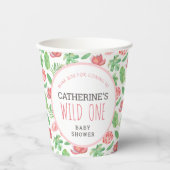 フローラジャングルサファリ赤ちゃんシャワー 紙コップ (正面)