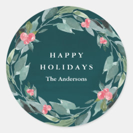 フローラジョイステッカー ラウンドシール