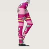 フローラジョインピンクカスタムレギンス レギンス (右)