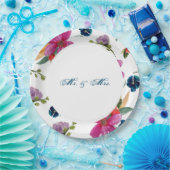 フローラジョエパーソナライズされたー大事な行事プレート ペーパープレート (パーティー)