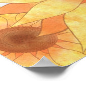 フローラジンガムサマーピクニックベビーシャワーウェルカム ポスター (角)