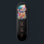 *~*フローラスウィートトロールAP89ネオンレインボーイニシャル スケートボード<br><div class="desc">(探索コードAP89 for Troll itemsと中世テーマアイテムAP88 ) Easy Transfer to other Zazzle Products.黒背景スケートボード。明るい幸せなNEONレインボーの色だけポップ・アートのTROLLの画像と文字。カスタマイズ/イニシャル/モノグラムをパーソナライズ。可愛お洒落い長いおもしろい髪のトロール。明るい虹のネオンカラー。これはトロール人気があるを愛するすべての人のためのトレンドデザインである。TROLSを愛する芸術的スケートボーダーのためのエキサイティングなクリエイティブ詳細デザインである。 * *精力的に強化されたデザインはバイブ素晴らしルを持つ。お母素晴らしさん、姉妹、娘、ガールフレンド10代の女の子や息子パパ/父/パパ/パパ/ボーイフレンド父のは、またすごい男や女の子素晴らし男、男や女の子の男や女の子の男や女の子を作るユニーク誕生日、卒業や母の日ギフト。***私の名前はアンナ・ローザで、2001年以来、霊気ヒーリングエネルギーと私のエネルギーヒーリングモダリティAurora Mistica (R)の両方をチャネリングする国際的に知られている遠隔遠隔遠隔的なエネルギー治療器である。私のすべてのデザインと製品は、甘い穏やかなヒーリングエネルギーでリモートで精力的に強化されている。良いバイブ楽しむス：)より多くの癒しのエネルギーのバイブが私のリモートの距離の癒しのサイトを訪問する素晴らし: http://www.reikiwithtrust.com http://auroramisticadistancehealing.com. http://facebook.com/annarosaeverythingenergy免責条項：私が距離のヒーラーとして行うことは、医療や心理的なサービスの代替ではなく、賛辞であると意図されている。あなたの不均衡と苦情のための健康または心理的なプロフェッショナルを参照しなさい。</div>