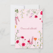 フローラスウィート16バースデーパーティー 招待状 (裏面)