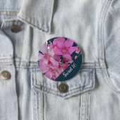 フローラスウィート16ブライトピンク開花誕生日 缶バッジ (インサイチュ)