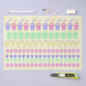 フローラスウェーデンチキンと木 薄葉紙 (クラフト)