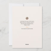 フローラスエレガントクリプト復活祭ファミリーイースターバニー シーズンカード (裏面)