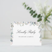 フローラスエレガントクリプト曲リクエストRSVPポストカード インビテーションポストカード (スタンド正面)