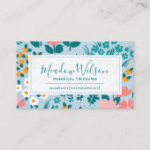 フローラスカイブルー 名刺 (正面)