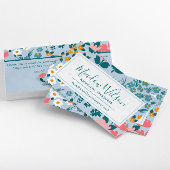 フローラスカイブルー 名刺