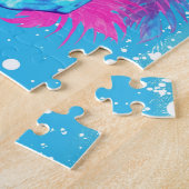 フローラスカルの気化波スタイル ジグソーパズル (側面)