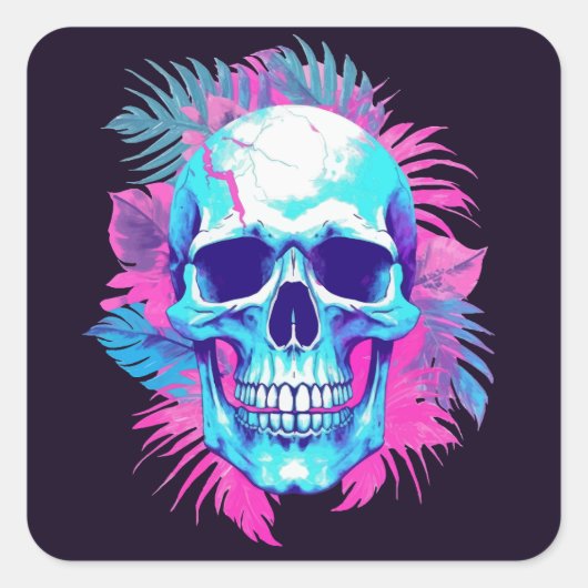 フローラスカルの気化波スタイル スクエアシール (正面)