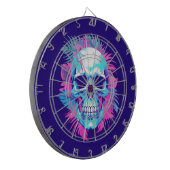 フローラスカルの気化波スタイル ダーツボード (正面左)