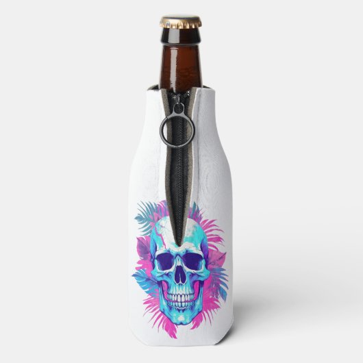 フローラスカルの気化波スタイル ボトルクーラー (ボトル裏面)